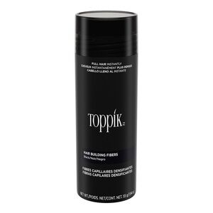 Toppik Hair Building Fibers, Instantly Thicker, Fuller Looking Hair- BLACK